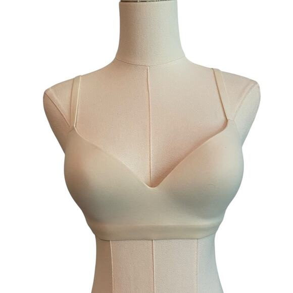 Soma 34B Enbliss Wireless Bra Ivory No Wire Lightly Padded T-Shirt Bra - Picture 1 of 5